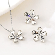 Show details for Fancy Flower Copper or Brass 2 Piece Jewelry Set