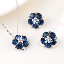 Show details for Beautiful Swarovski Element Copper or Brass 2 Piece Jewelry Set
