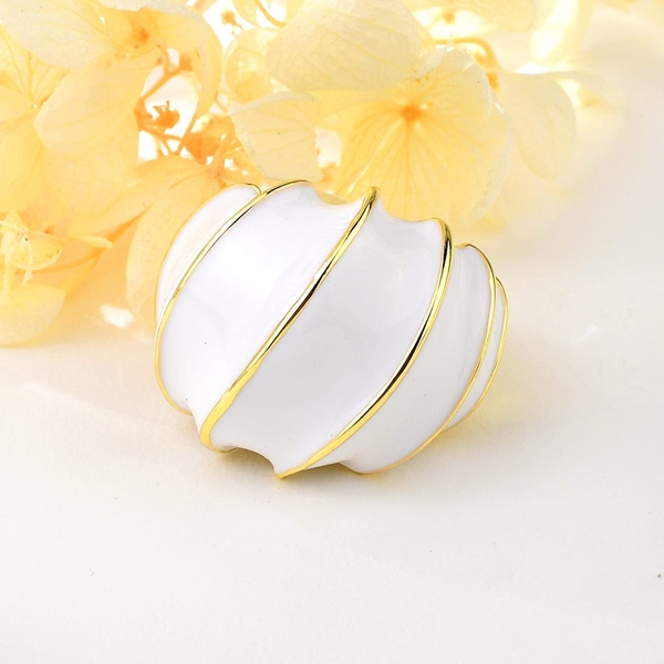 Picture of White Irregular Fashion Ring with SGS/ISO Certification