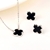 Picture of Brand New Black 925 Sterling Silver 2 Piece Jewelry Set with SGS/ISO Certification