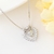 Picture of 925 Sterling Silver Platinum Plated Pendant Necklace in Bulk