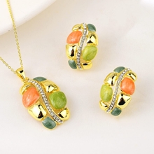 Show details for Great Artificial Crystal Irregular 2 Piece Jewelry Set