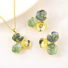 Show details for Classic Flowers & Plants 2 Piece Jewelry Set with 3~7 Day Delivery