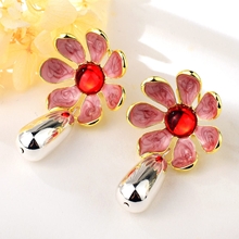 Show details for Delicate Flowers & Plants Zinc Alloy Dangle Earrings