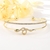 Picture of Unusual Snake White Fashion Bangle