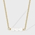 Picture of Beautiful Artificial Pearl Geometric Pendant Necklace
