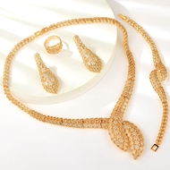 Show details for Party Copper or Brass 4 Piece Jewelry Set with 3~7 Day Delivery
