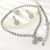Picture of Purchase Platinum Plated White 4 Piece Jewelry Set Exclusive Online
