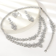 Show details for Party White 4 Piece Jewelry Set with Speedy Delivery