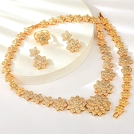Show details for Irresistible White Party 4 Piece Jewelry Set For Your Occasions