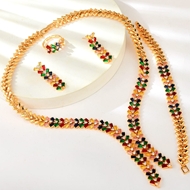 Show details for Party Geometric 4 Piece Jewelry Set at Unbeatable Price