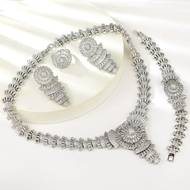 Show details for Copper or Brass Irregular 4 Piece Jewelry Set at Great Low Price