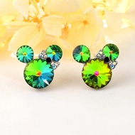 Show details for Low Cost Platinum Plated Geometric Dangle Earrings with Low Cost