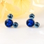 Show details for Nice Swarovski Element Geometric Dangle Earrings