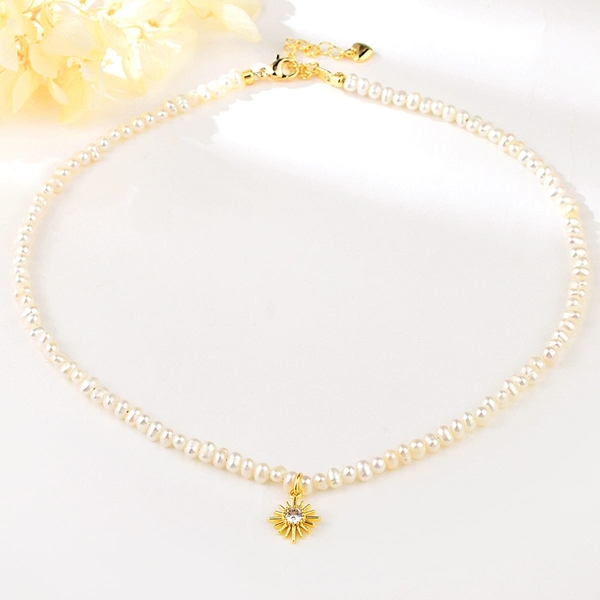 Picture of Classic fresh water pearl Pendant Necklace with 3~7 Day Delivery