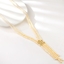 Show details for Eye-Catching White Classic Long Chain Necklace with Member Discount