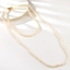 Show details for Classic fresh water pearl Long Chain Necklace in Flattering Style