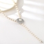Show details for Fashion fresh water pearl Copper or Brass Long Chain Necklace