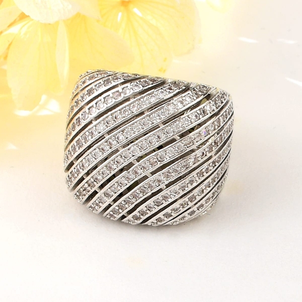 Picture of Need-Now White Geometric Fashion Ring from Editor Picks