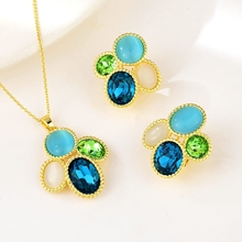 Show details for Sparkly Party Rhinestone 2 Piece Jewelry Set