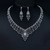 Picture of Designer Platinum Plated White 2 Piece Jewelry Set with Easy Return