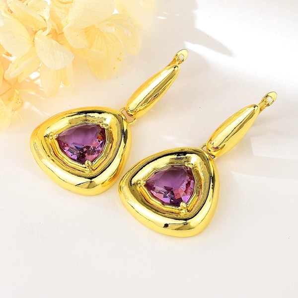 Picture of Fashionable Party Gold Plated Dangle Earrings