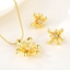 Show details for Fashionable Classic Gold Plated 2 Piece Jewelry Set