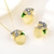 Picture of Attractive White Flowers & Plants 2 Piece Jewelry Set For Your Occasions