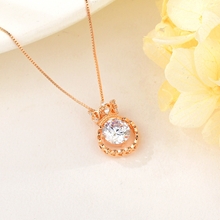 Show details for Origninal Small White Pendant Necklace