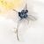 Picture of Amazing Flowers & Plants Blue Brooche