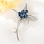 Show details for Amazing Flowers & Plants Blue Brooche