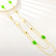 Show details for Nice Resin Green Fashion Sweater Necklace Show details for Nice Resin Green Fashion Sweater Necklace