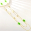 Show details for Nice Resin Green Fashion Sweater Necklace