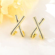 Show details for Pretty Cubic Zirconia Party Dangle Earrings