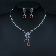 Show details for Delicate Flowers & Plants Platinum Plated 2 Piece Jewelry Set
