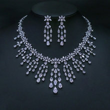 Show details for Copper or Brass Luxury 2 Piece Jewelry Set at Super Low Price