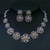 Picture of Most Popular Cubic Zirconia Flowers & Plants 2 Piece Jewelry Set