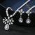 Picture of Sparkly Flowers & Plants White 2 Piece Jewelry Set
