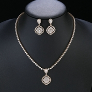 Picture of Irresistible White Copper or Brass 2 Piece Jewelry Set For Your Occasions