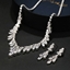 Show details for Fashion Cubic Zirconia Platinum Plated 2 Piece Jewelry Set
