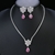 Picture of Luxury Pink 2 Piece Jewelry Set with Full Guarantee