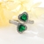 Picture of Impressive Green Cubic Zirconia Fashion Ring with Low MOQ