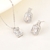 Picture of Fancy Geometric Platinum Plated 2 Piece Jewelry Set