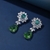 Picture of Famous Flowers & Plants Platinum Plated Dangle Earrings