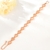 Picture of Designer Rose Gold Plated Party Fashion Bangle with Easy Return