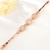 Picture of Delicate Geometric Rose Gold Plated Fashion Bangle