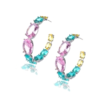 Show details for Need-Now Colorful Geometric Dangle Earrings from Editor Picks