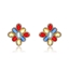 Show details for Impressive Colorful Cubic Zirconia Dangle Earrings with No-Risk Refund