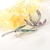 Picture of Great Value Colorful Platinum Plated Brooche at Great Low Price