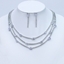 Show details for Good Cubic Zirconia White 2 Piece Jewelry Set